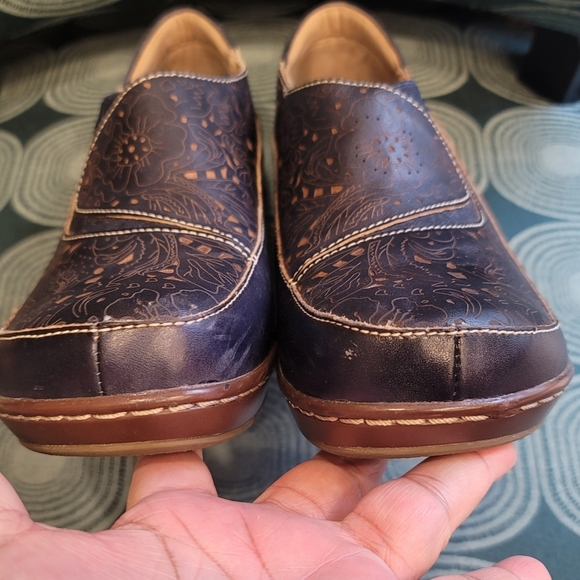 Spring Steps L'Artiste Navy Burbank Clogs - Sz 41 EU - Picture 7 of 13